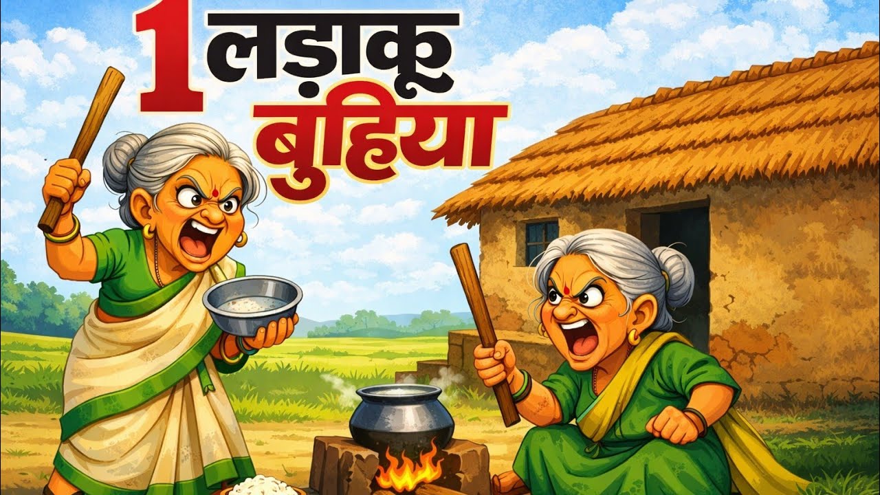लड़ाकू बुढ़िया | ladaku budhiya |moral story | Hindi kahani | by Kago Toon