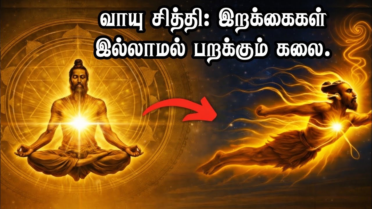 ரகசிய வாயு சித்தி | இறக்கைகள் இல்லாமல் பறக்கும் பண்டைய யோக ரகசியம் | Secret Vayu Siddhi