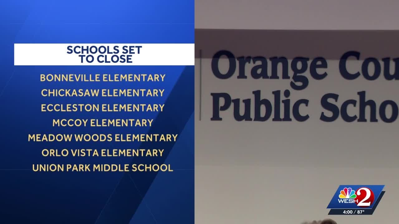 Школьный совет округа Ориндж проголосовал за закрытие нескольких школ.