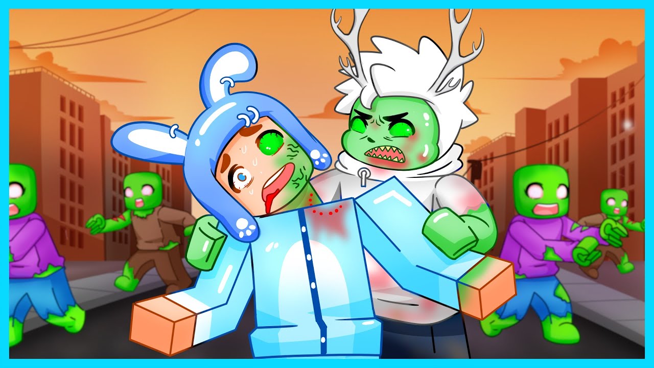 MIPAN & ZUZUZU BERTAHAN HIDUP DARI ZOMBIE APOCALYPSE! AKUDAV JADI ZOMBIE DAN GIGIT ZUZUZU