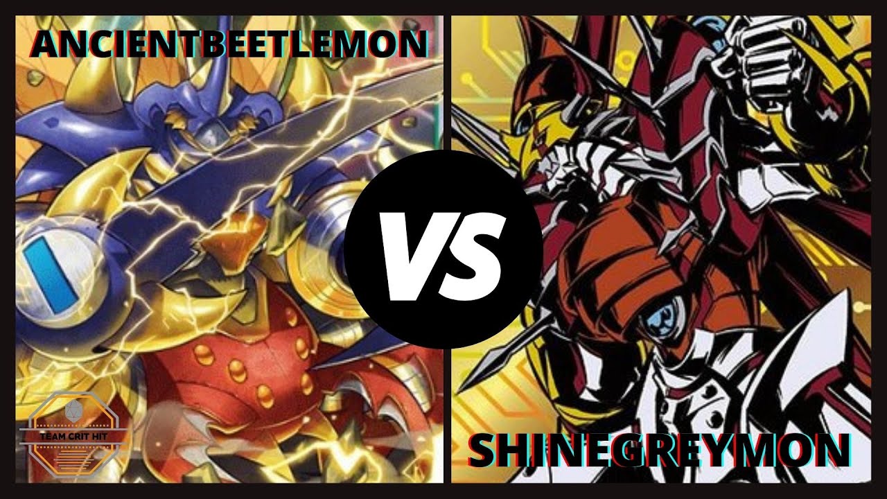 Digimon TCG - Yellow Hybrid/ShineGreymon VS Purple AncientBeetlemon - [Set 7 Meta] BO1!!!