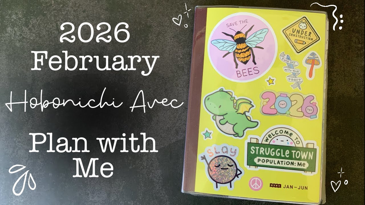 February 2026 Hobonichi Avec Plan With Me!