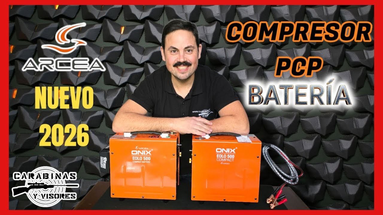Compresor pcp batería Arcea #pcp #carabina #visor 
