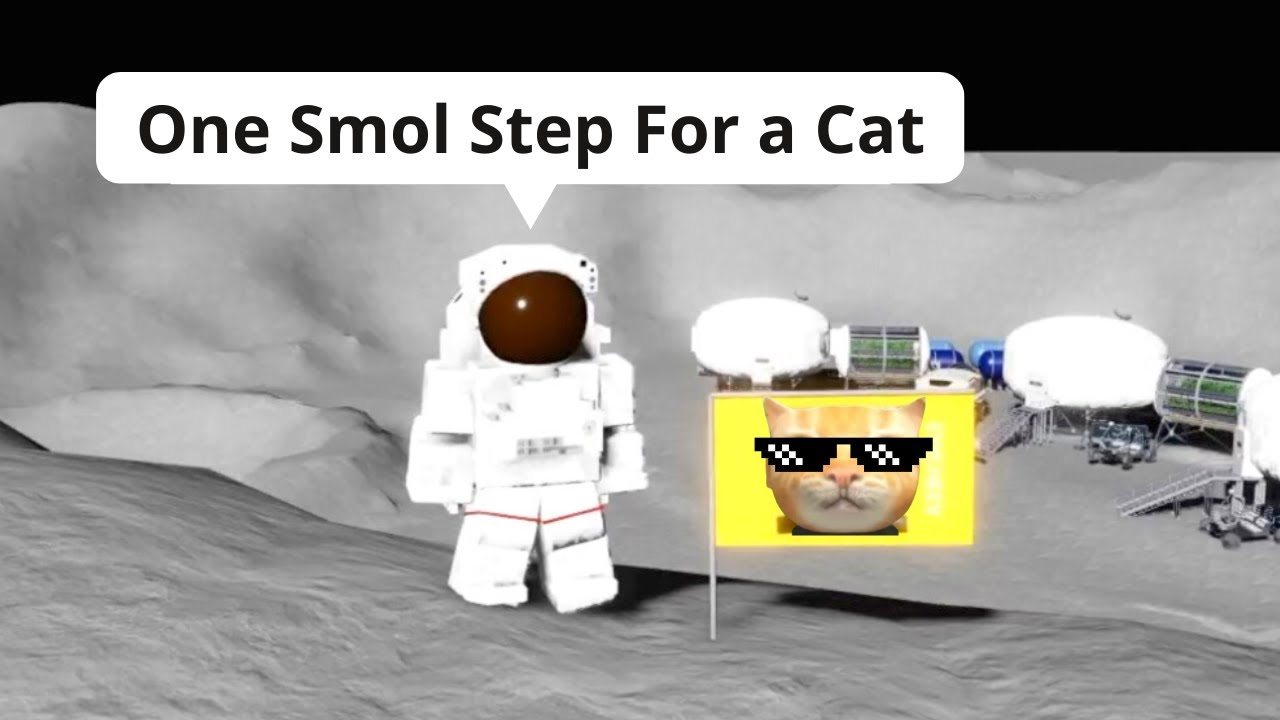 Кот Стронк отправился на Луну 🚀 - Roblox Space Sailors