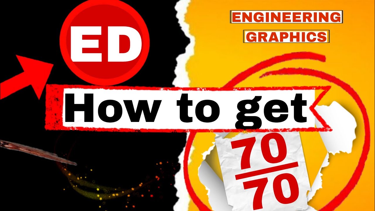 🎯 How to Get 70/70 IN Engineering graphics Exams | Full Marks Strategy 🎯 ED RGPV EXAM 