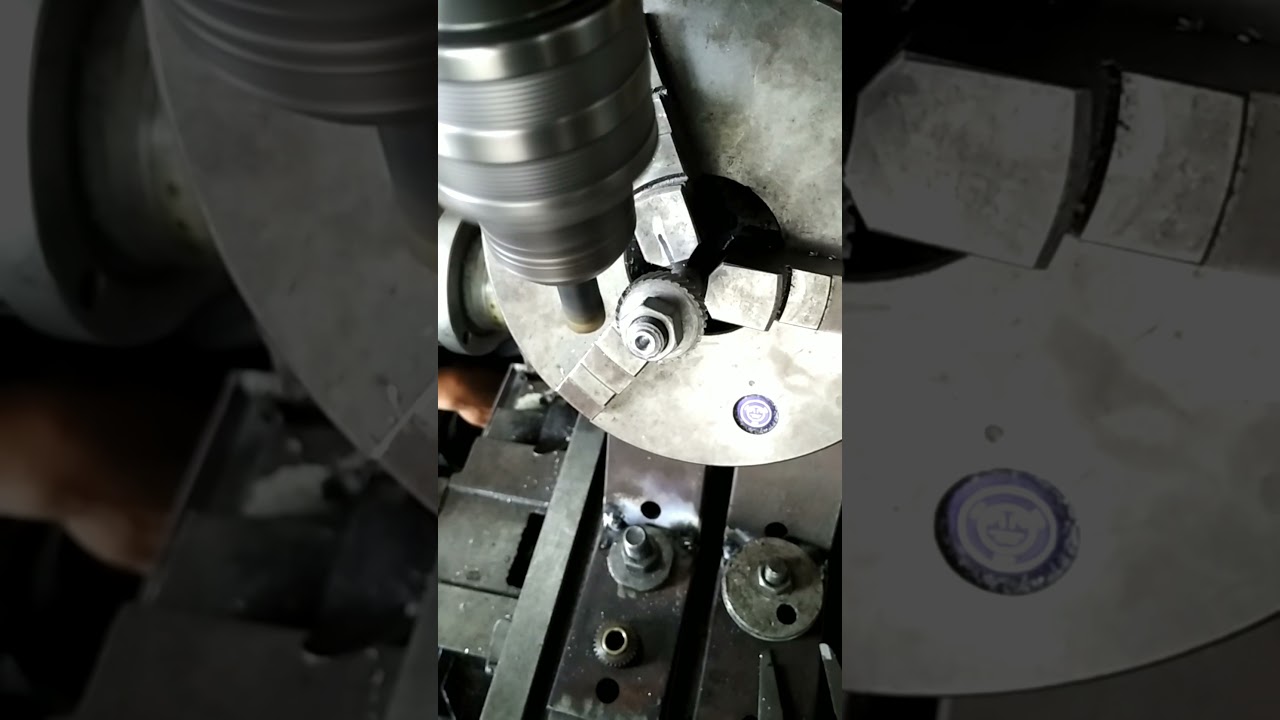 Cara membuat Roda Gigi Heliks | Frais | How to make Helical Gears Manual with Rotary Table | Part II