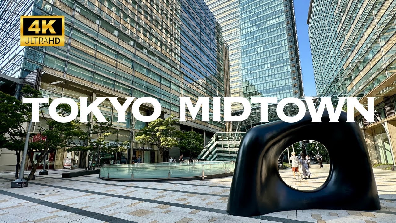 [4K] Tokyo Midtown 🇯🇵🐧 Nonstop Walking Tour / 東京ミッドタウン 散歩