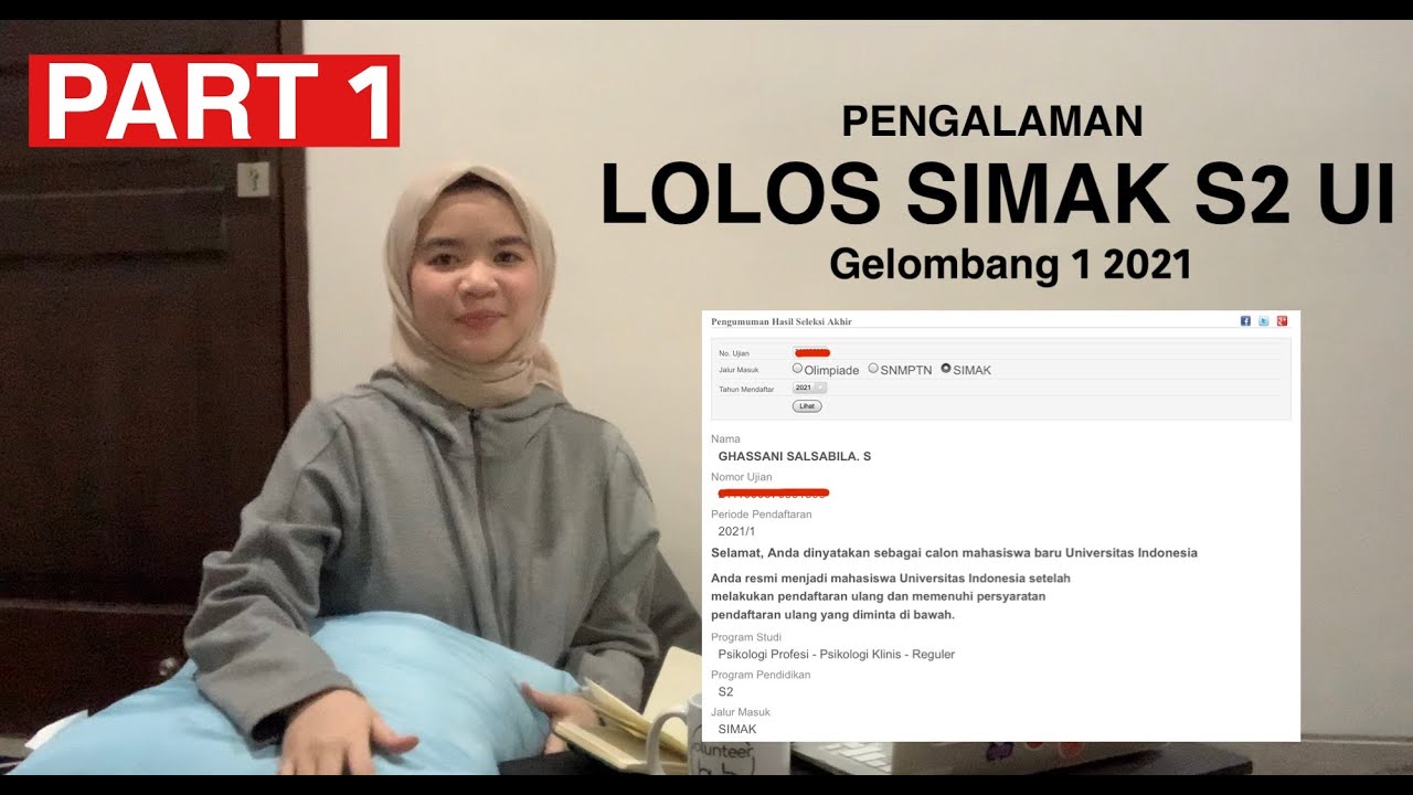 PART 1: PENGALAMAN LOLOS S2 DI PSIKOLOGI KLINIS UI
