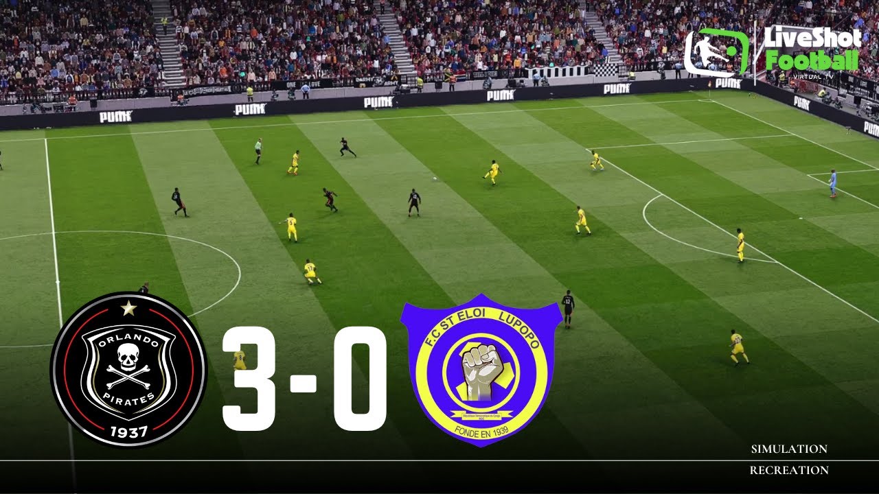 PIRATES 3-0 S. E. LUPOPO - HIGHLIGHTS 🔴 CAF Champions League | Match - eFootball simulation