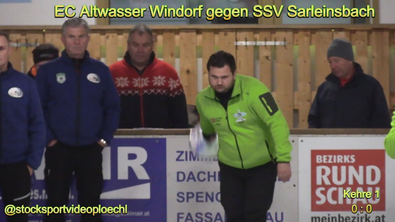 Eiststockeröffnungsturnier Peuerbach EC Altwasser Windorf gegen SSV Sarleinsbach