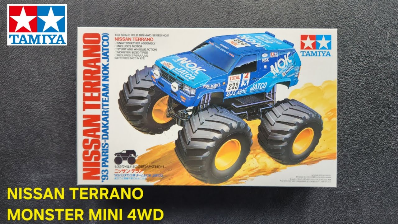 TAMIYA Nissan Terrano Dakar Monster Mini 4WD Unboxing | Wild Mini 4WD Series