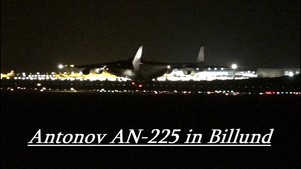Antonov AN-225 Landing in Billund - Worlds biggest airplane