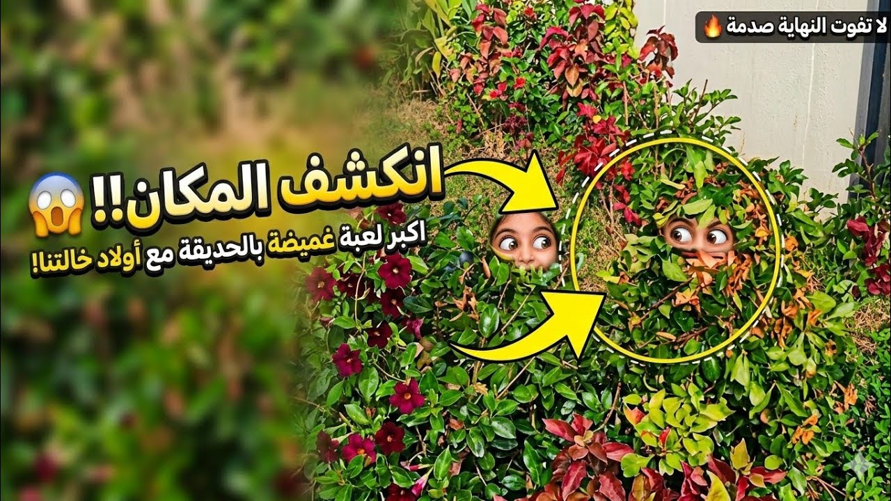 لعبنا اكبر لعبة غميضة في الحديقة 