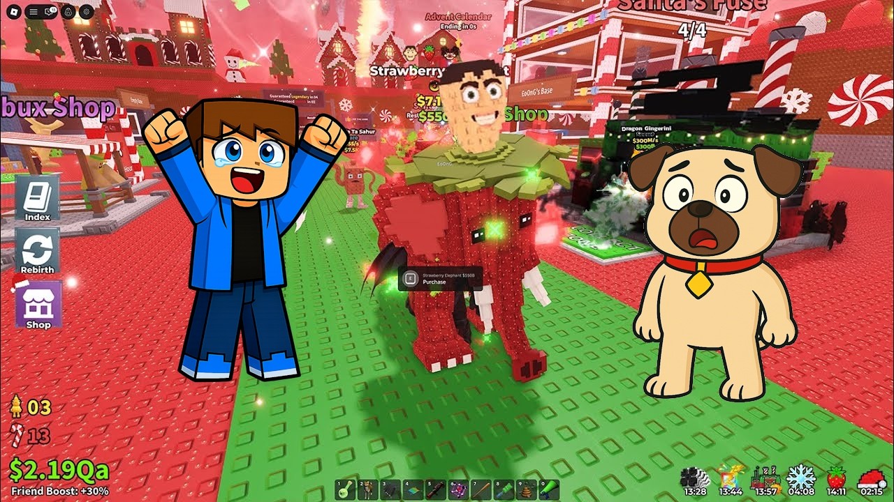 STRAWBERRY SPAWNOLT A SZERVEREMEN  STEAL A BRAINROT ROBLOXBAN!!