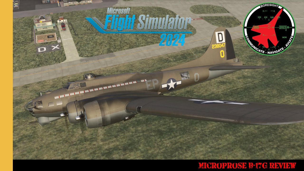 Обзор Microprose B-17G Flying Fortress | MSFS2024