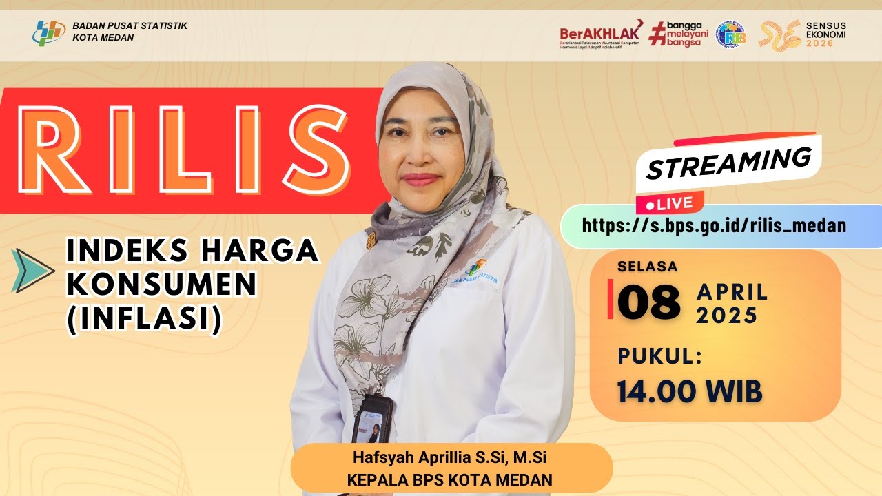 [RILIS BPS KOTA MEDAN] 8 APRIL 2025