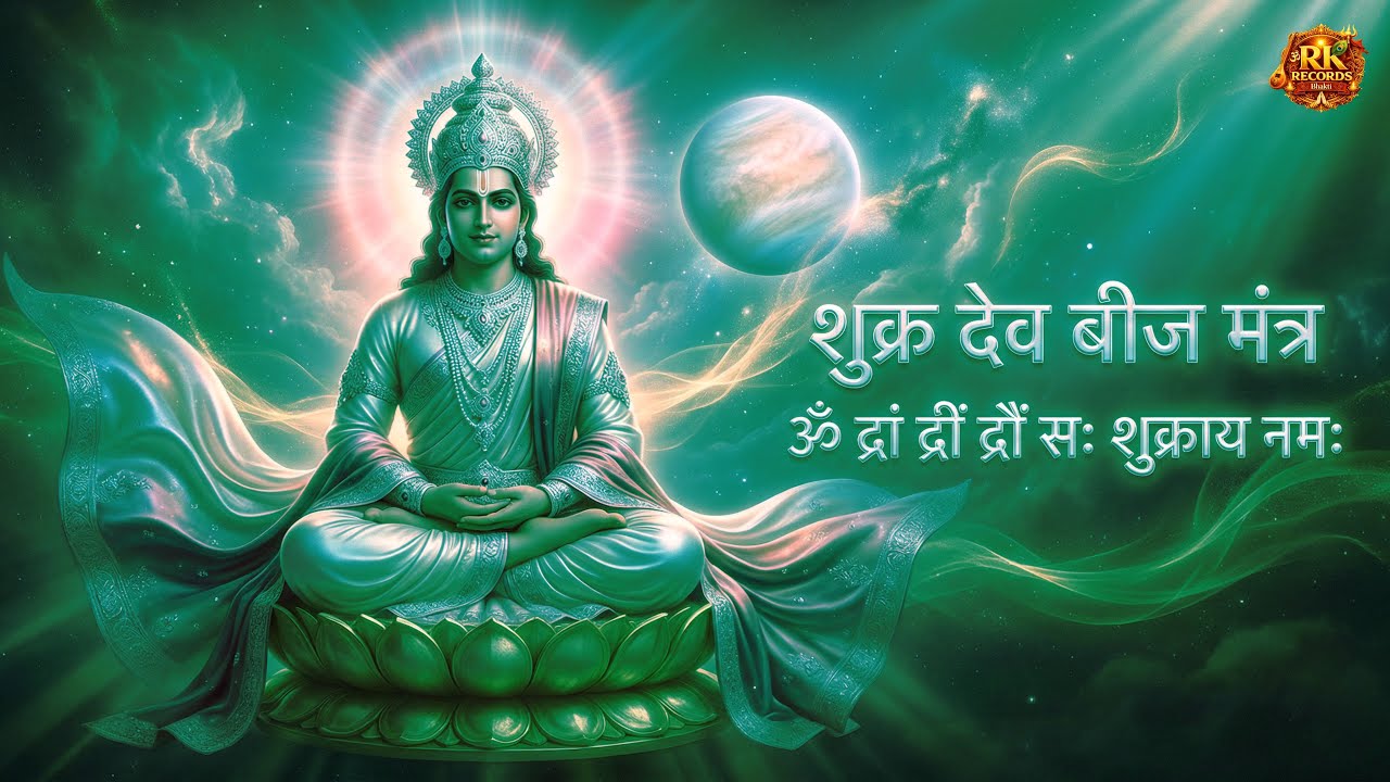 Shukra Beej Mantra - ॐ द्रां द्रीं द्रौं सः शुक्राय नमः। Morning Peaceful Chanting | Mind Relaxing