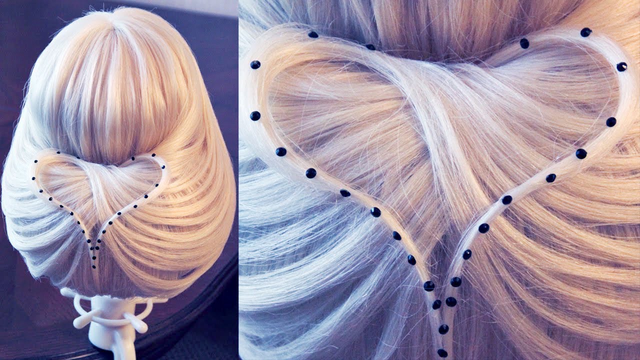 Причёска Сердце ♥ | Авторские причёски | Лена Роговая | Hairstyles by REM | Copyright © #hairstyles