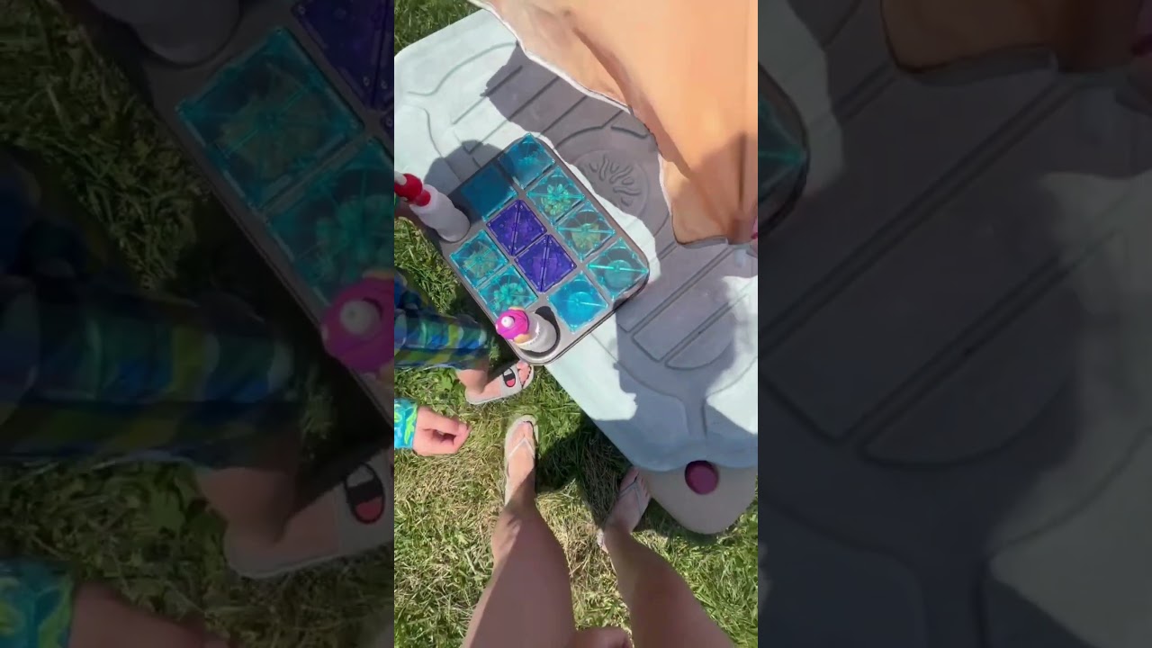 Summer Hack with the new MAGNA-TILES Glacier Set!