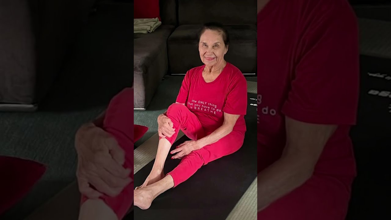 88 years old. Bobbie is a living example that Therapeutic Yoga Works after a hard fall.