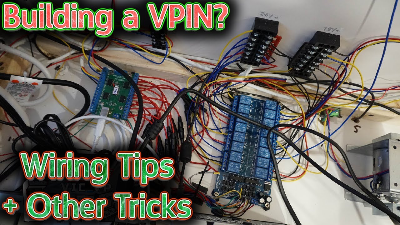 Virtual Pinball Build Tips and Tricks - Wiring and more