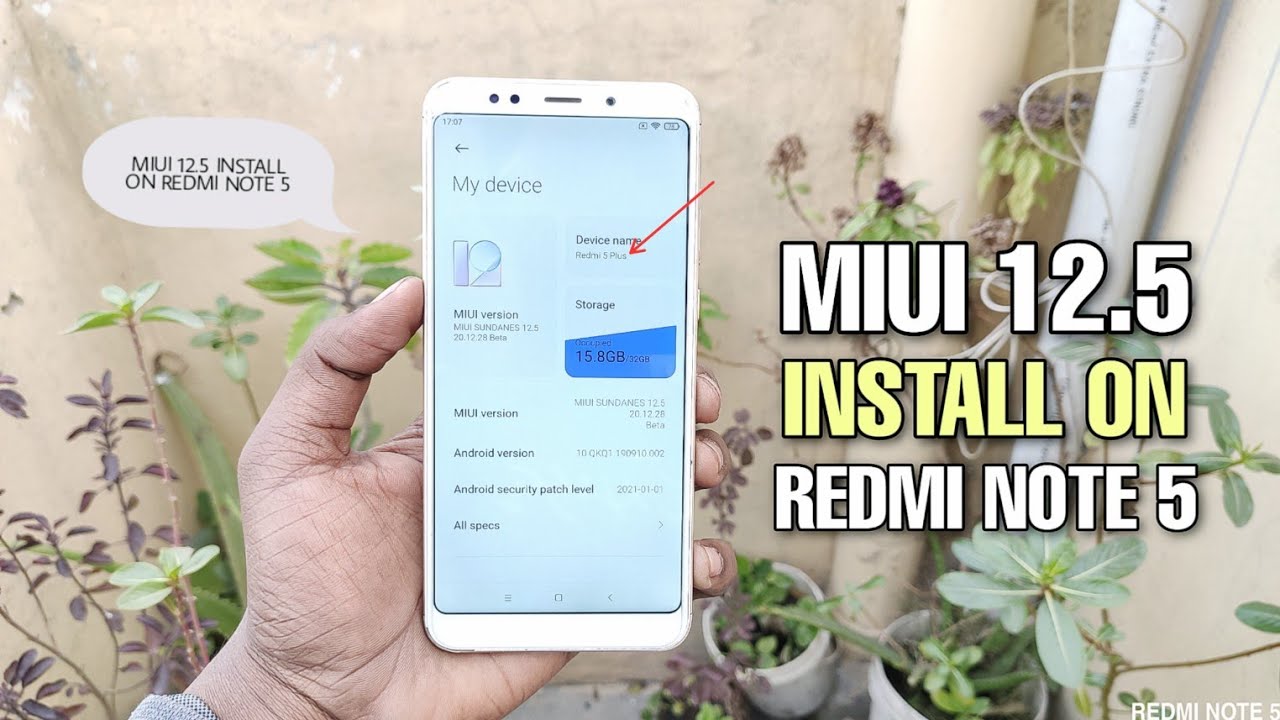 Redmi Note 5 MIUI 12.5 Update Install | How To Install MIUI 12 5 on Redmi Note 5