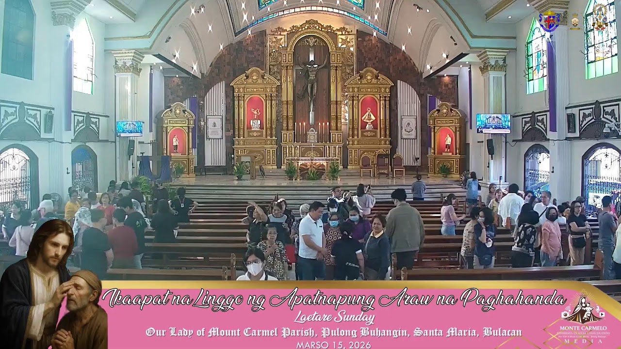 Marso 15, 2026 | Banal na Misa 6:30 AM | Ikaapat ng Linggo ng Apatnapung Araw na Paghahanda