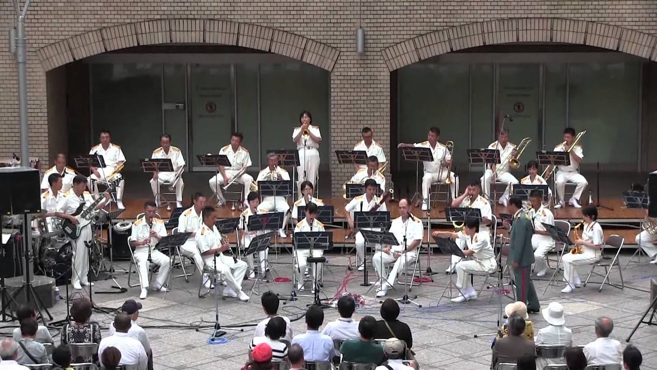 陸上自衛隊第１２音楽隊　演奏　「オリーブの首飾り」 EL BIMBO　/　Japan Ground Self-Defense Force　(12th　Band)   playing．