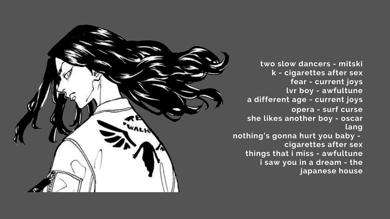staying by baji's side until the end ; ( a tokyo revengers playlist )
