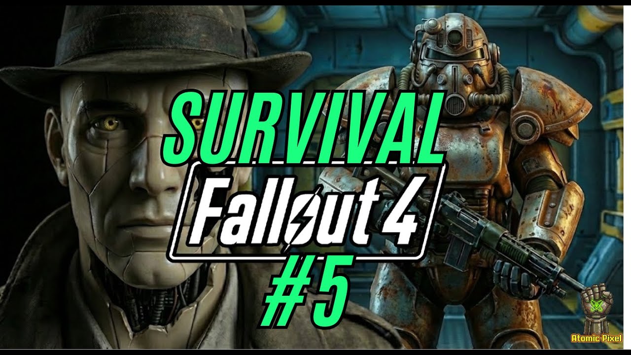 Finding the Legend: Nick Valentine | Fallout 4 Survival #5 (No Commentary)