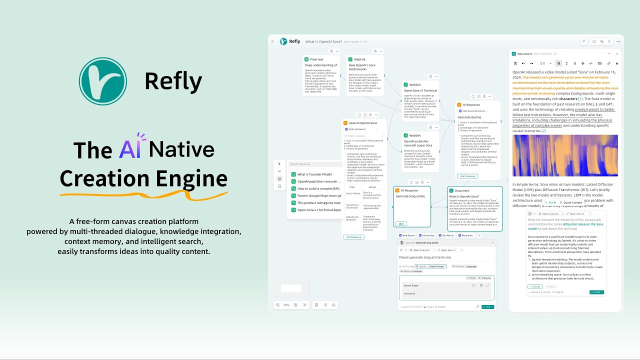 Refly: The AI Native Engine