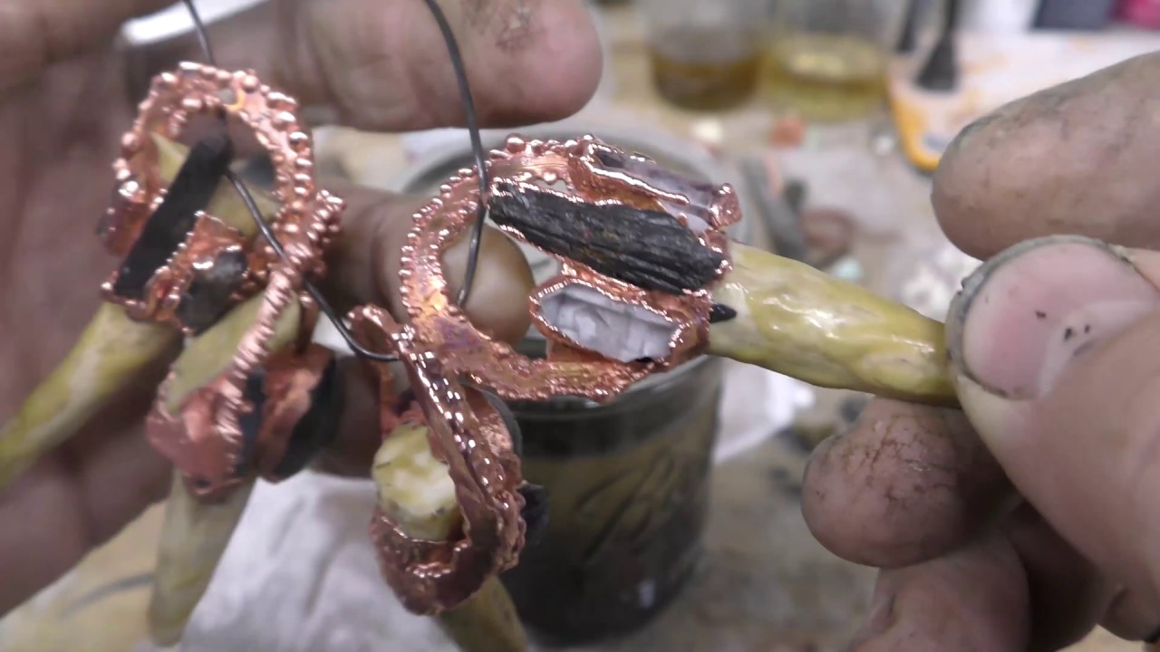 Sealing, staining and working with bones in composition electroforming