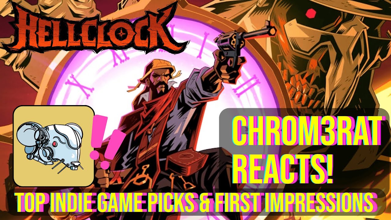 Hell Clock | Hades-Style Roguelike & Brutal Brazilian History ARPG! | chrom3rat Reacts! #gameplay