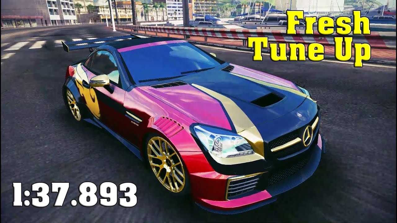 Asphalt 8 - Fresh Tune-Up SLK 55 SE (Azure Coast) 1:37.893