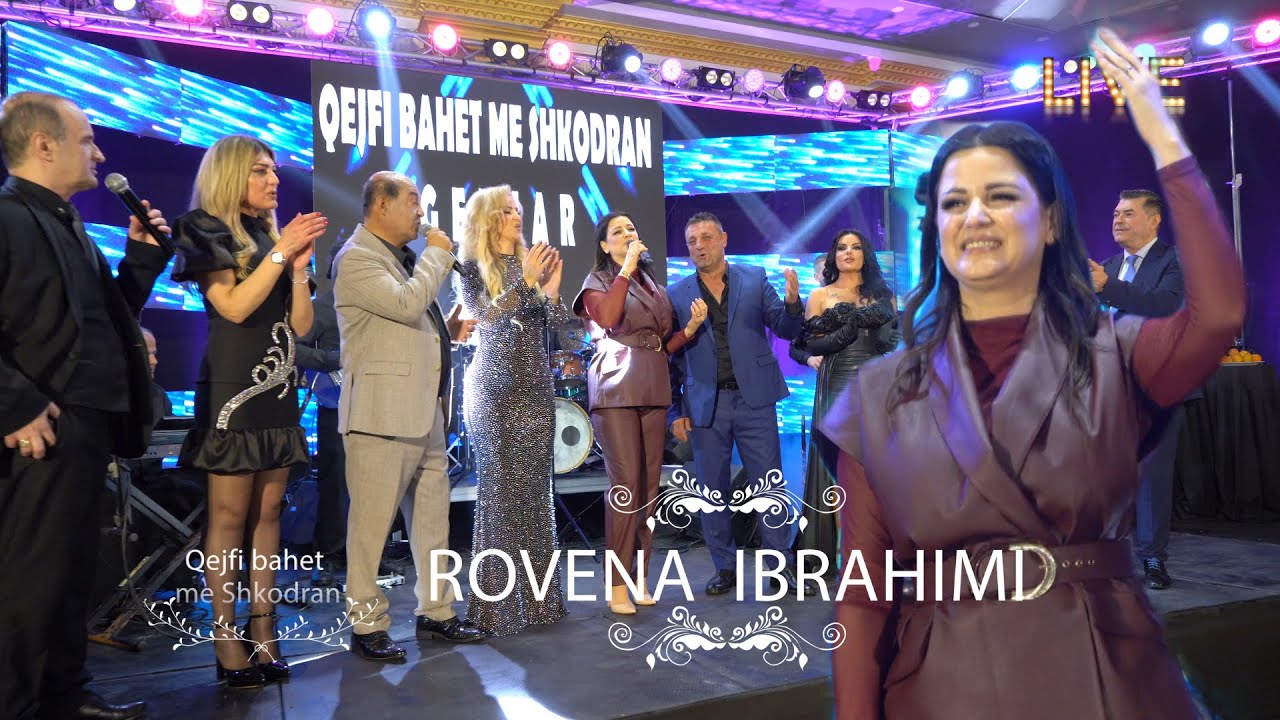 LIVE M'KA SHKU MENDJA ME U FEJU   ROVENA IBRAHIMI   QEJFI BAHET ME SHKODRAN GEZUAR 2026