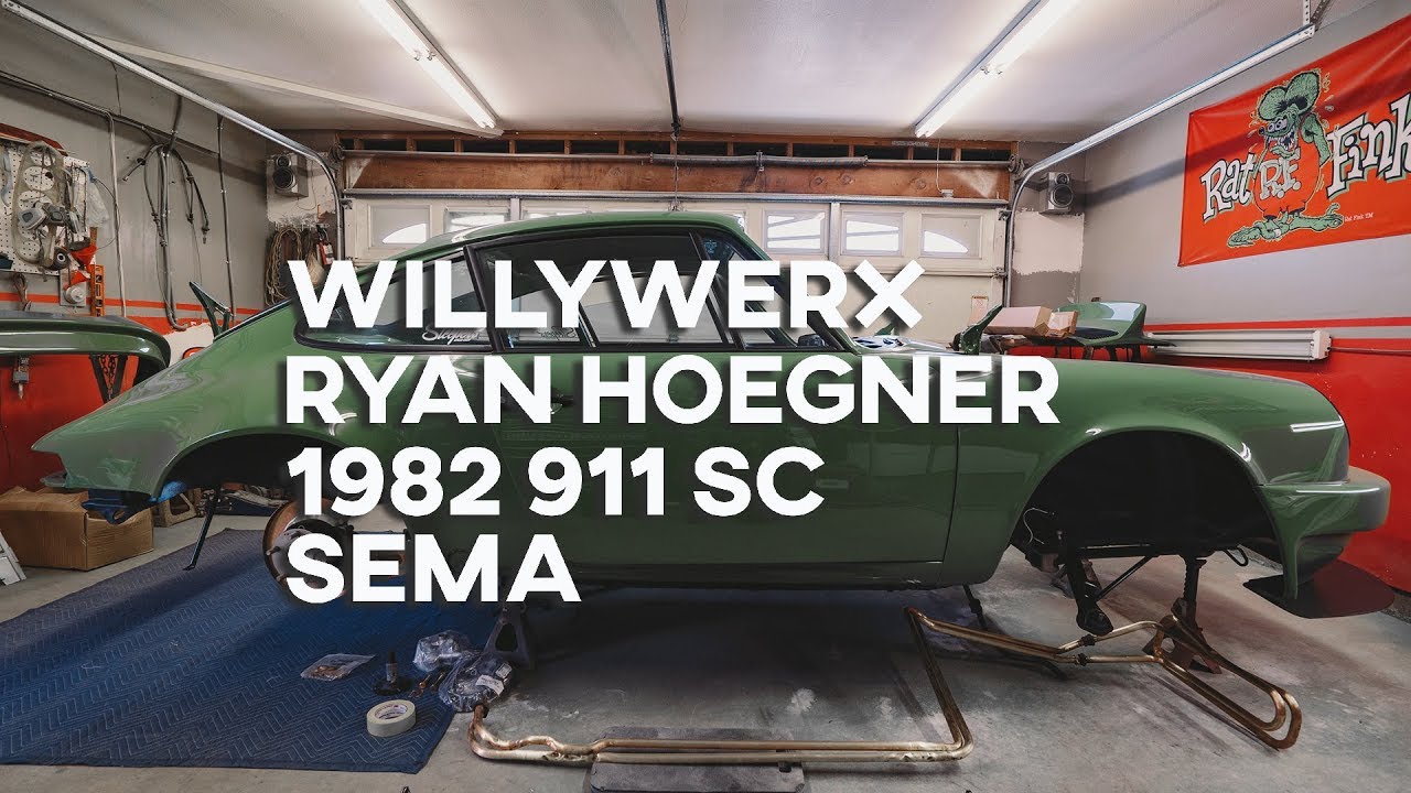 Willywerx building Ryan Hoegner's 1982 911 SC for SEMA 2018