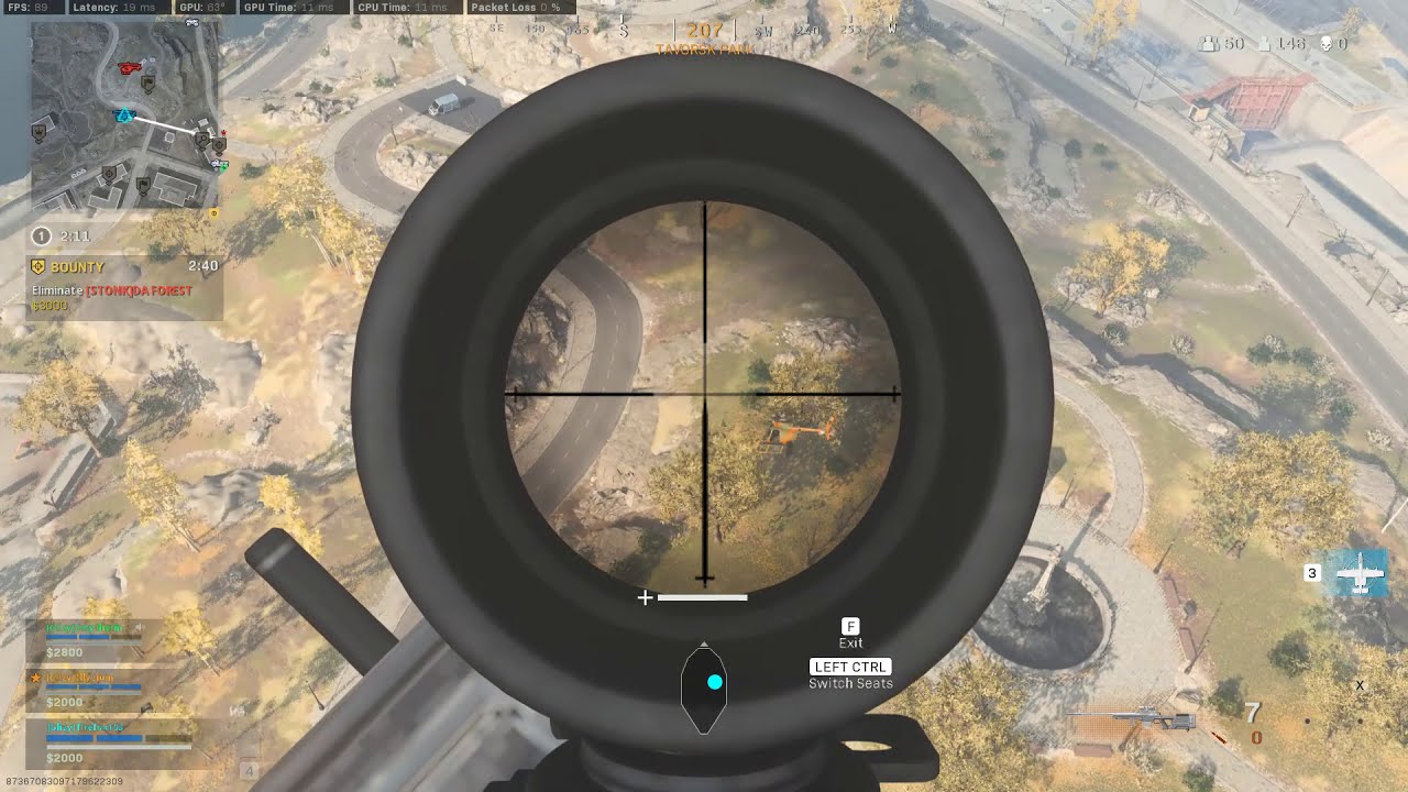 Seat Swap Sniper Kill