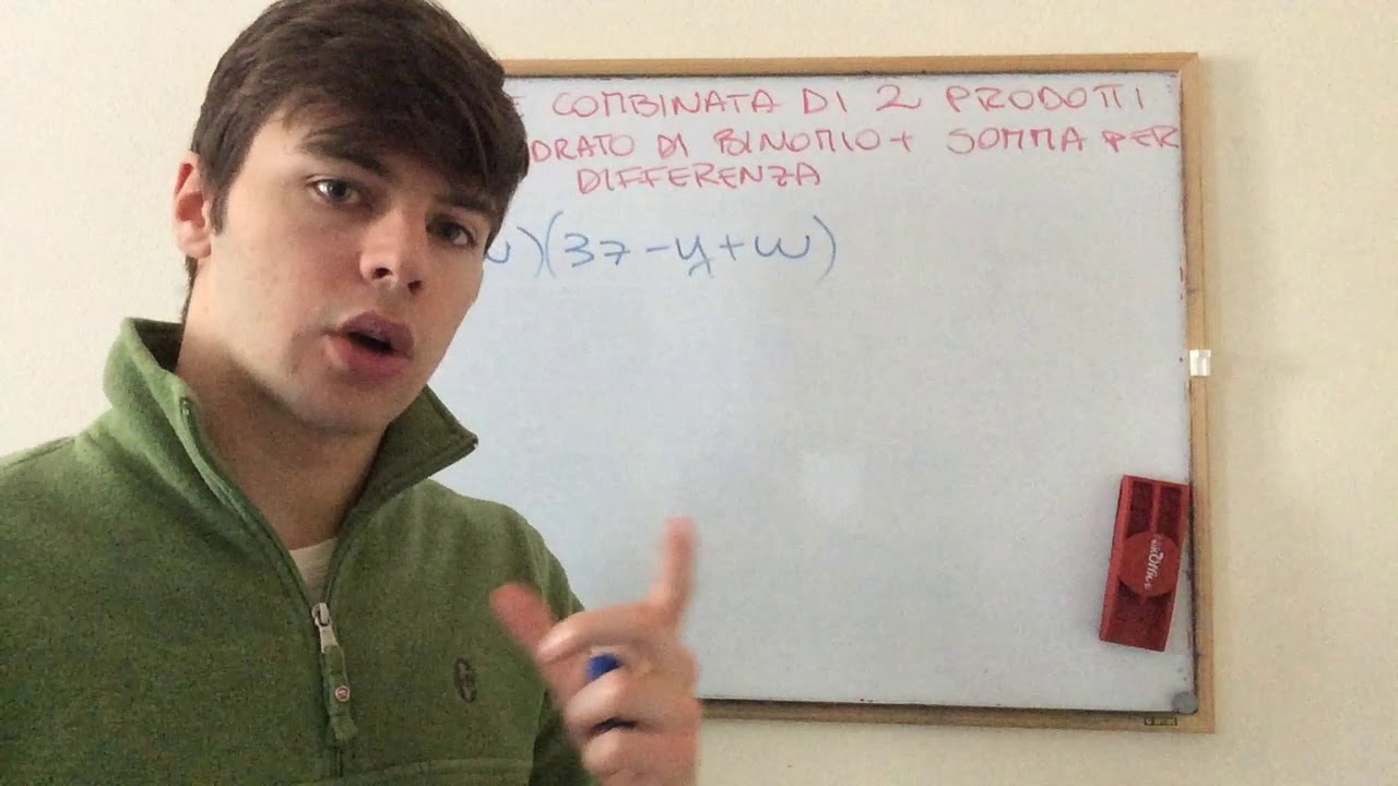 PRODOTTI NOTEVOLI-Utilizzo combinato di quadrato di binomio e somma per differenza + esercizi