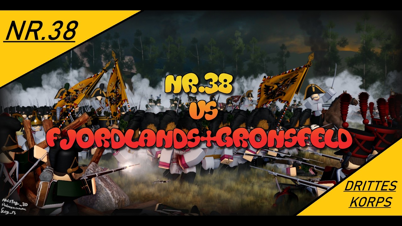 Napoleonic Wars | Drittes Korps | NR.38 vs FJORDLANDS+GRONSFELD | Full Battle