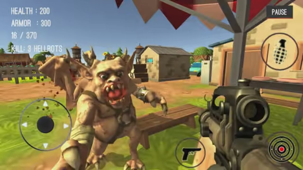 Monster Hunting City Shooting Android Gameplay #2