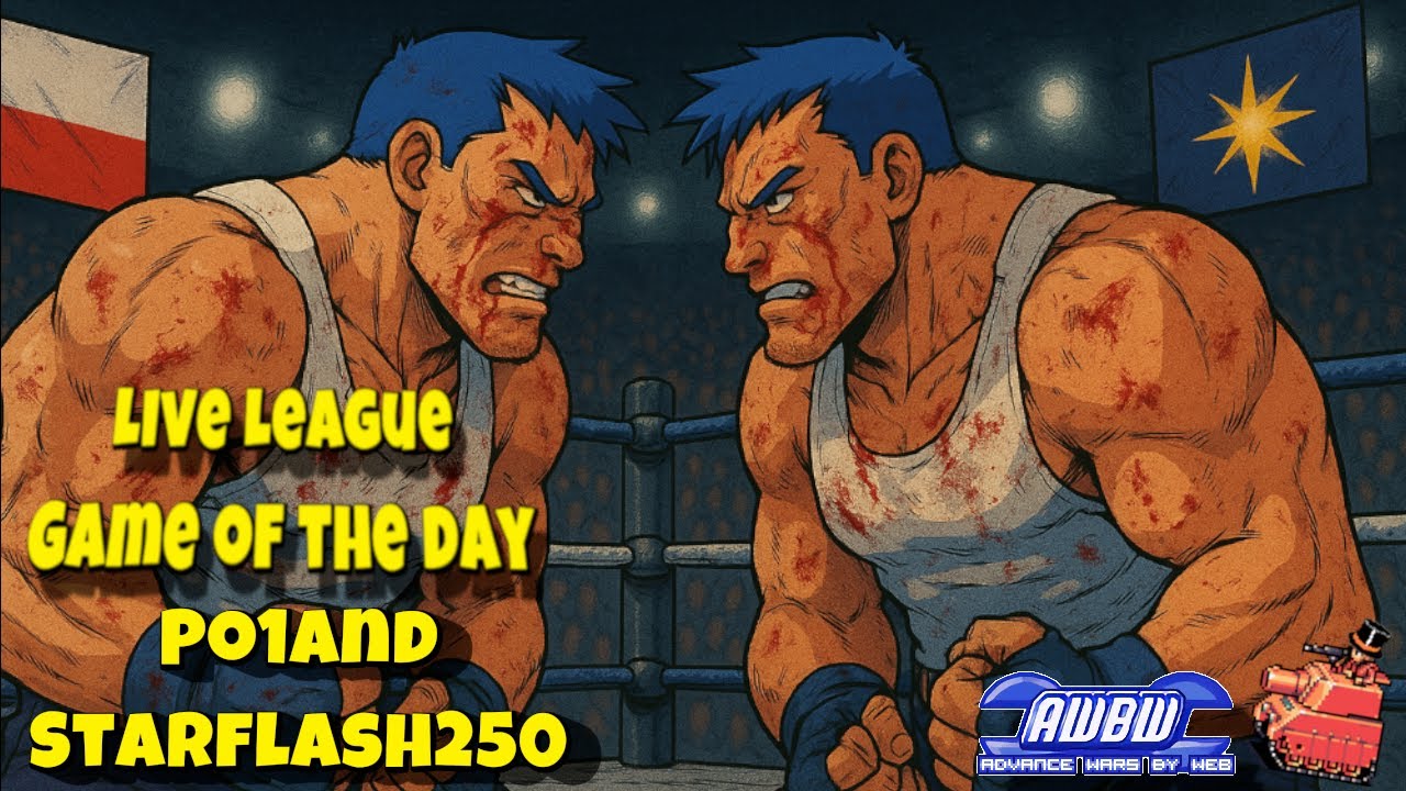 AWBW Live Game of the day - Ep. 184 - Po1and vs StarFlash250