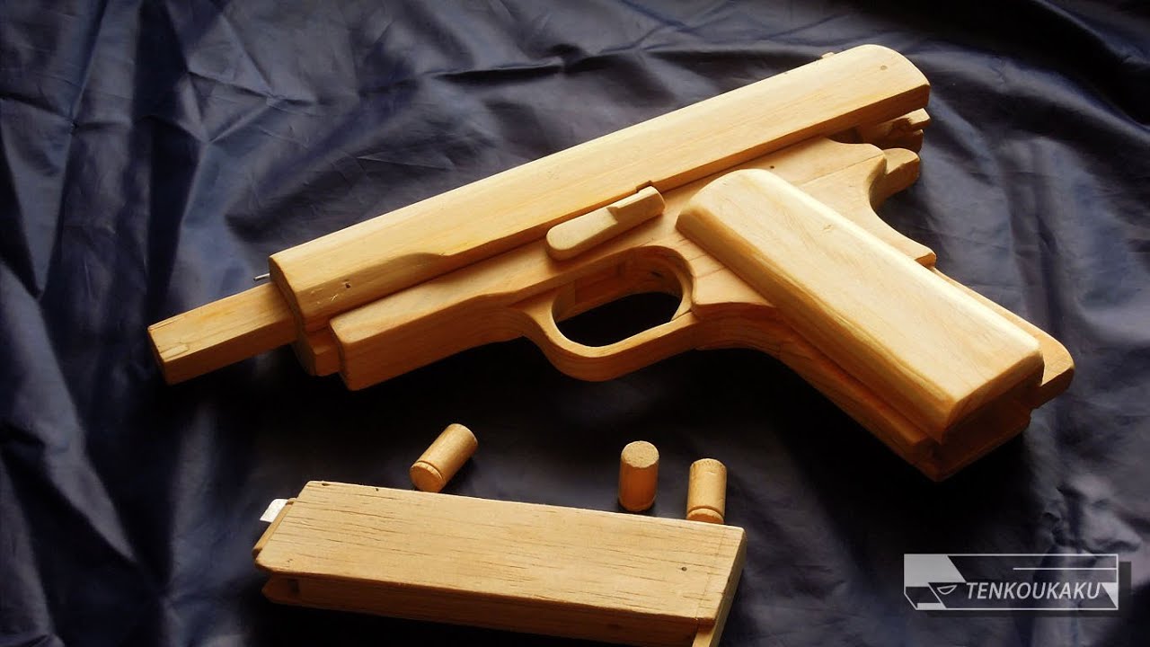 Shell Ejection Rubber Band Gun - Government Type Ver. 2