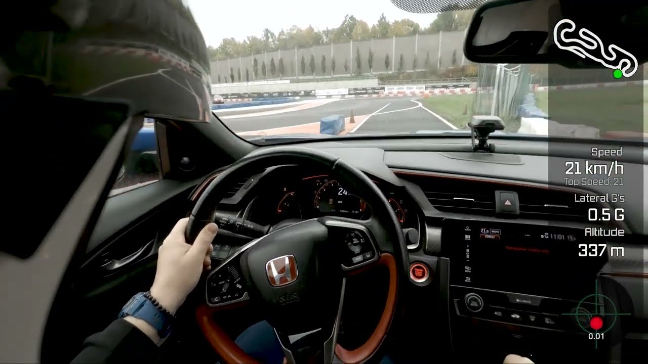 Honda Civic Type R FK8 autoslalom &ndash; MČR 2025 | SteelRing Třinec