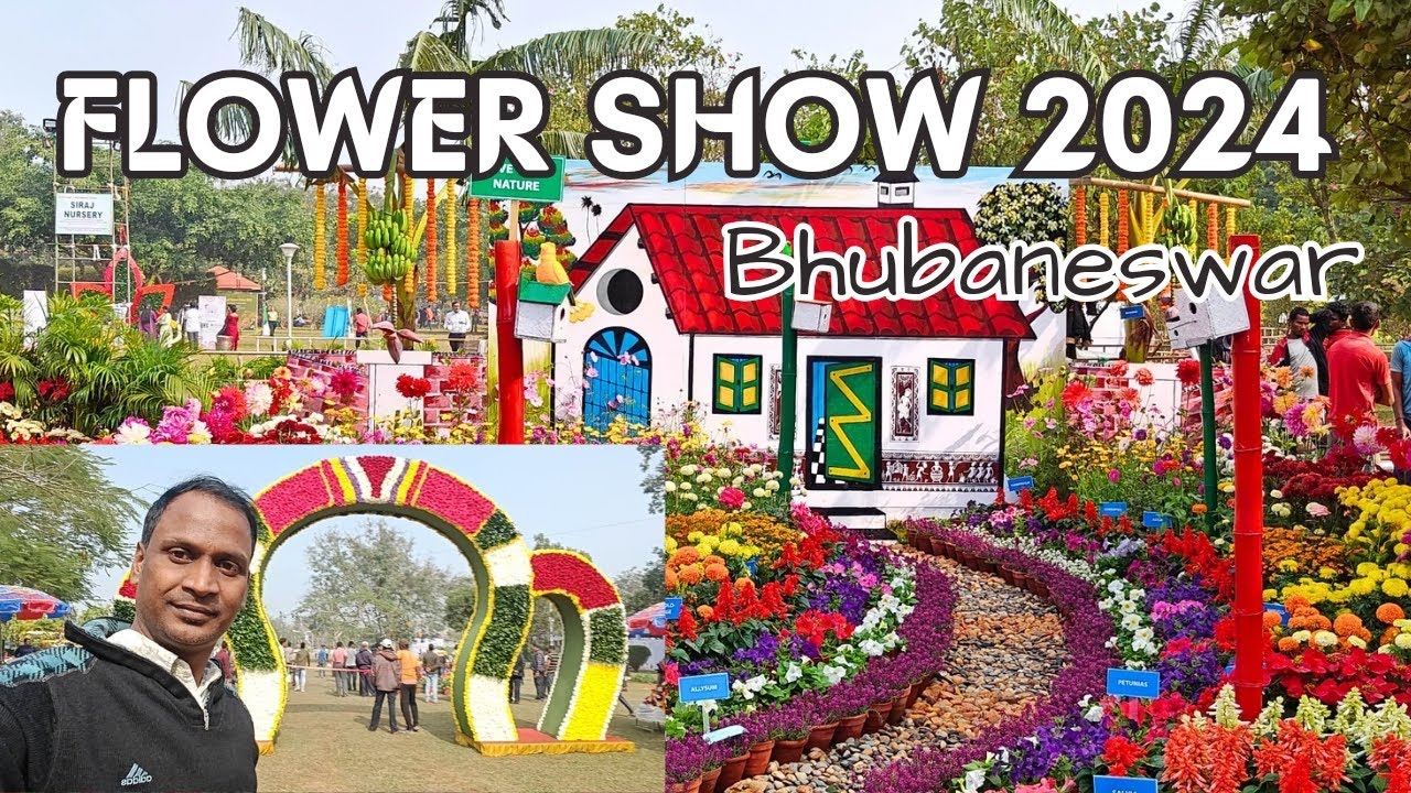 Flower Show 2024 | Ekamra Kanan Bhubaneswar | Flower Exhibition 2024 | Biggest Flower Mela Odisha