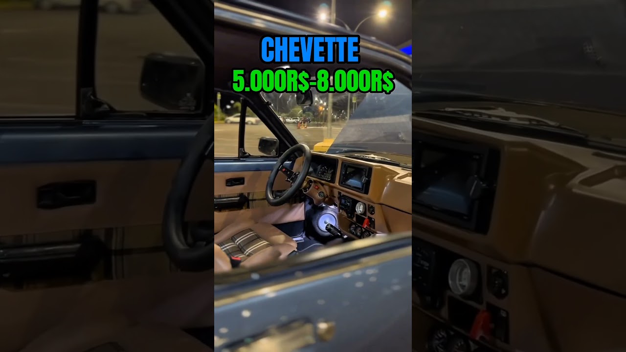 MELHORES CARROS BARATOS PARA LAN&Ccedil;AR UM PROJETINHO PT4!#chevette #opalass #civicg8 #fy #carros