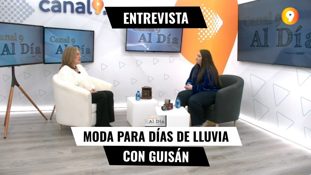 CANAL 9 AL DÍA | Moda y complementos con Guisán para los días de lluvia