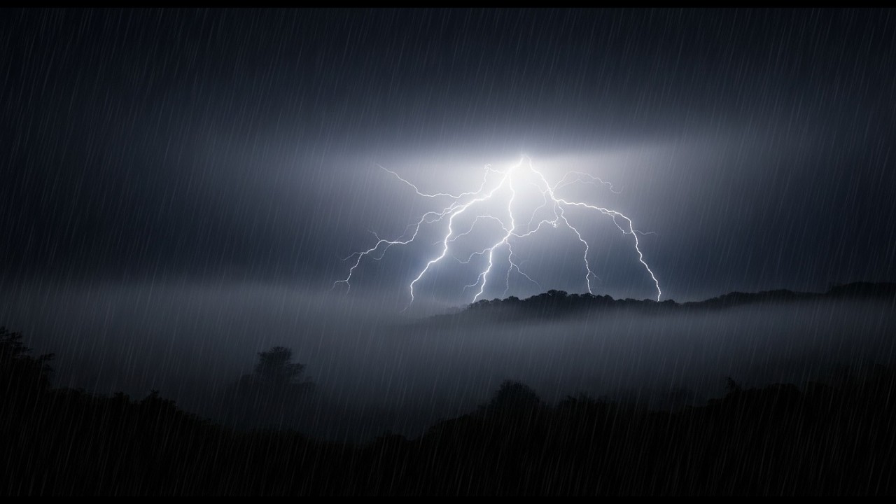 Powerful Rainstorm Sounds for Sleep | Fall Asleep Fast with Relaxing Rain Ambience