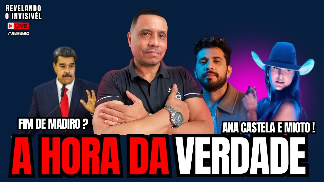 🚨 Live Exclusiva: Previsões e Revelações com Ana Castela, Gustavo Mioto e Nicolás Maduro