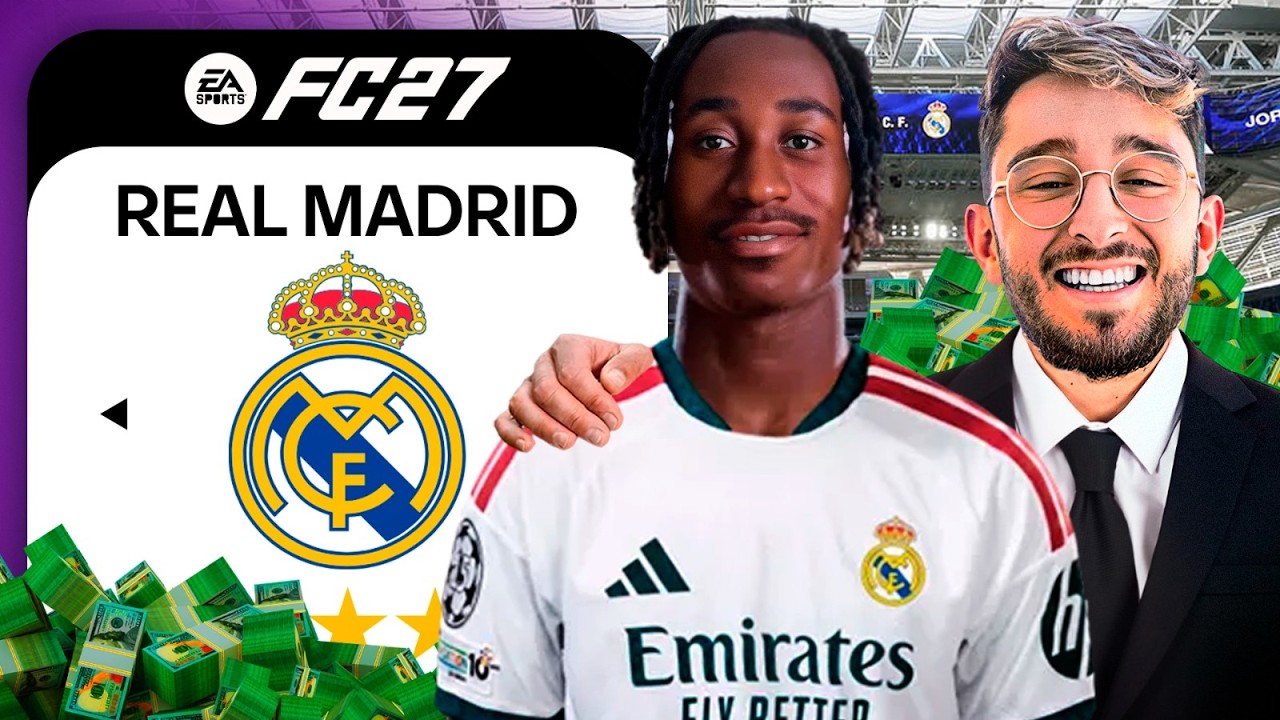 Reconstruyo el REAL MADRID 2027 en MODO CARRERA REALISTA