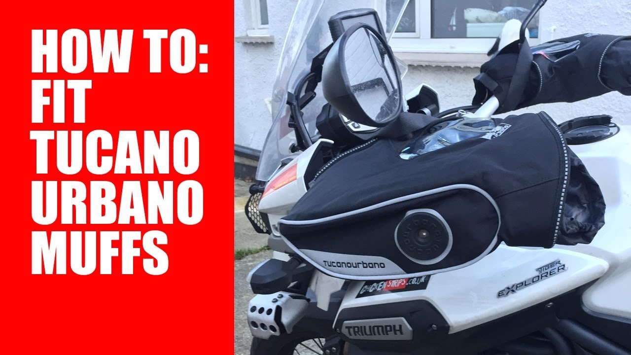 How To Fit Tucano Urbano Muffs to an Adventure Bike